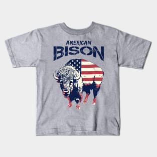 American Bison Kids T-Shirt